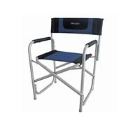 Midland Fauteuil Director Accoudoirs En Mousse Noir/Bleu Camping Car