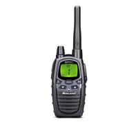 Midland G7 Pro Radio Émetteur-Récepteur Talkie Walkie Bi-bande 8 Canaux PMR446 et 69 Canaux LPD - 1 Émetteur-Récepteur, 4 Batteries Rechargeables AA 1.2V/1800 mAh Ni-MH, Chargeur et Clip de Ceinture