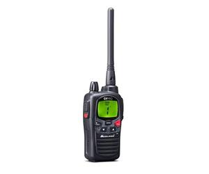 Midland G9 Pro + Oreillettes MA21-L Pro C1385.06 - Talkie Walkie Longue Portée 12Km Professionnel avec oreillette Compatible, Étanchéité IPX4, 101 Canaux (32 PMR446/69 LPD), Autonomie 23H