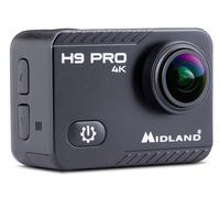 Midland - Camera Sport 4K H9 Pro WIFI Remote Control, Camescope Caméra Video Plongée Sportive, Appareil Photo Sous Marin 30m Autonomie 2H 30fps Photo 20MP, Touchscreen IPS 7 Modes, Contrôle Smartphone