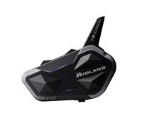 Midland - Intercom Moto BTR1 Advanced Solo Individuel, Écouteurs Bluetooth sans Fil Casque Moto Étanche IPX6, Portée 1,2Km et Batterie 23H - Anti Bruit, Audio RCF HD Jusqu’à 4 Personnes Compatible TFT