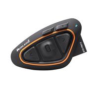 Midland - Intercom Moto BTX1 Pro S Solo Individuel, Écouteurs Bluetooth sans Fil Casque Moto Étanche IPX6 avec Couverture 800m - Batterie 23H, Anti Bruit, Radio FM via App et Compatibilité Universelle