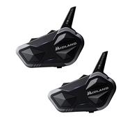 Midland- Intercom Moto Duo pour 2 Casques BTR1 Advanced Twin, Écouteurs Bluetooth sans Fil Casque Moto Étanche IPX6 Portée 1,2Km Batterie 23H Anti Bruit, Audio RCFHD Jusqu’à 4 Personnes Compatible TFT