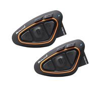 Midland - Intercom Moto Duo pour 2 Casques BTX1 Pro S Twin, Écouteurs Bluetooth sans Fil Casque Moto Étanche IPX6 Couverture 800m, Batterie 23H, Anti Bruit, Radio FM via App, Compatibilité Universelle