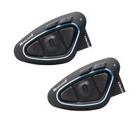 Midland - Intercom Moto Duo pour 2 Casques BTX2 Pro S Twin Universal, Écouteurs Bluetooth sans Fil Casque Moto Étanche IPX6, Double Processeur BT, 800m, 4 Couple, Batterie 23H, Anti Bruit, Audio Hi-Fi