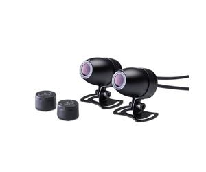 Midland Kit d'extension BikePlay Pro C1683 - Lot de 2 Dash Cam, 2 TPMS et câbles