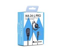 Midland Micro-casque MA 24-L Pro commutateur VOX/PTT Noir
