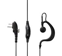 Midland MA-27M Crochet auricullaire Monophonique avec Fil Noir Casque et Micro - Casques et micros (avec Fil, Crochet auricullaire, Monophonique, Intra-aural, Noir)