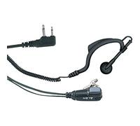 Midland MA21-L Microphone avec Écouteur Mono Réglable, Accessoire Radio Bidirectionnelle avec Câble en Spirale à Double Jack/Pin, PTT et VOX Sélectionnables
