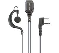 Midland MA21 L Pro Clip-on Monophonic Earpiece Black pour la musique et les appels