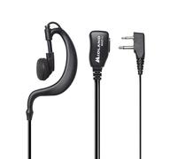 Midland MA21-LI, Casque et Microphone avec Bras, Support Midland à 2 Broches, Microphone PTT, Interrupteur VOX, Compatible avec Walkie Talkie G5/G7/G8/G9, C70904