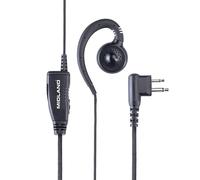 Midland MA29-M Casque Microphone avec PTT 2 Broches Motorola Ce modèle est conçu pour être porté sur Les Deux Oreilles, assurant l'hygiène. Le Bouton PTT intégré facilite la Communication même