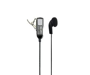 Midland - Micro avec Écouteur MA28-L Parler/Écouter avec PTT et VOX Sélectionnable pour Outdoor et Sécurité - Compatible avec Talkie Walkie Radio Récepteur Émetteur à 2 Pin, Design Ergonomique Durable