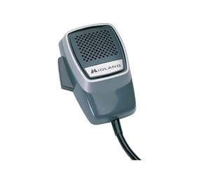 Midland - Micro New Mike pour Radio CB, Connecteur 4 PIN, Microphone Audio Clair sans Interférence Compatible avec Alan 48, Alan 68S, 8001XT, Design Ergonomique Robuste Fiable pour Usage Professionnel