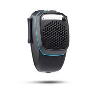 Midland - Micro sans Fil Bluetooth Dual Mike CB Talk et Haut Parleur Camion/Voiture/CampingCar Analogique et Numérique, Microphone Enceinte Bluetooth Super Bass 3W, DSP, Ring Light, Cable USB, Charge