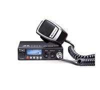 Midland Alan 78 Pro CB Radio, Multi-Band pour Véhicules, avec Microphone 6 PIN, Ecran Multifonctions Rétro-Éclairé, Scan, Radio AM/FM, Squelch Digital, Suppression du Bruit, 12V