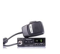 Midland - Radio CB Entry Level Alan 100Plus B, Radio Récepteur Émetteur 40 Canaux AM/FM, Display avec Boutons Up-Down, Signalisation Lumineuse, Installation DIN, Micro Microphone 4 PIN, Support et Vis