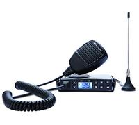 Midland - Radio Récepteur Émetteur Véhiculaire GB1-R, 99 Canaux PMR446 (8+91 Programmables CTCSS) Compatible avec Talkie Walkie PMR - Antenne Magnétique, Alimentation 12V, Micro et Supports Inclus