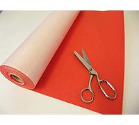 Midland Textiles Mini rouleau de feutrine en acrylique autocollant uni pour loisirs créatifs - 500 cm x 45 cm - Orange citrouille 17