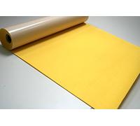 Midland Textiles Mini rouleau de feutrine en acrylique autocollant uni pour loisirs créatifs - 500 cm x 45 cm - Jaune 23
