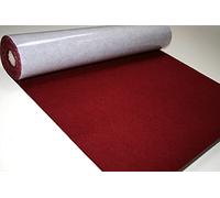 Midland Textiles Mini rouleau de feutrine en acrylique autocollant uni pour loisirs créatifs - 500 cm x 45 cm - Bordeaux 9