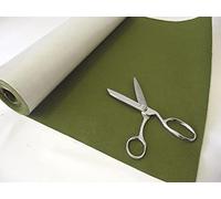Midland Textiles Mini rouleau de feutrine en acrylique autocollant uni pour loisirs créatifs - 500 cm x 45 cm - Vert mousse 43