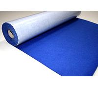 Midland Textiles Mini rouleau de feutrine en acrylique autocollant uni pour loisirs créatifs - 500 cm x 45 cm - Bleu royal 34