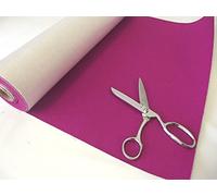 Midland Textiles Mini rouleau de feutrine en acrylique autocollant uni pour loisirs créatifs - 500 cm x 45 cm - Fuchsia 7