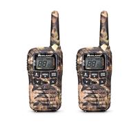 Midland XT30 Mimetic Talkie Walkie Rechargeable Longue Portée - Radio Bidirectionnelle Texture Mimétique - PMR 446, 16 Canaux, Porté