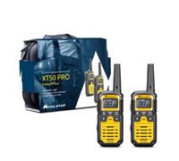 Midland XT50 Pro Hobby & Work Pack de 2 talkies Midland XT50 PRO avec mallette de transport, tour de cou et oreillette.