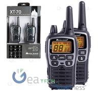 Midland XT70 Double Talkie-Walkie Double Bande PMR446/LPD Noir