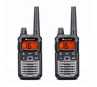 Midland - XT70 Pro C1465,Talkie-walkie de 12km de portée, 101 Canaux PMR446, IPX4 autonomie 12H (Lot de 2)