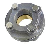 Midline Valve Raccord de tuyau diélectrique à bride EVGT0300-OM - 7,6 cm - FIP x SWT - Réduit l'électrolyse - Laiton et acier inoxydable