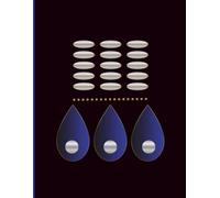 Midnight Abundance Studio Sketchbook: 120 Blank Pages | Large Format 8.5 x 11 Blank Sketchbook | Modern Geometric Cover in Black, Blue, Gold and Silver
