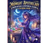 Midnight Apothecary Moon Rituals & Botanical Elixirs Coloring Book: An Intricate Celestial Art Journey with Enchanted Night Scenes and Creative Notes for Teen Girls Ages 12-17