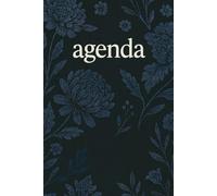 Midnight Bloom 2026 Agenda" - Elegant Dark Floral Planner