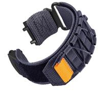 (Midnight Blue,Multicolor)Pour Huami Amazfit T-Rex 3 Nylon Watch Band Loop Fastener Wrist Strap with Connector - Noir