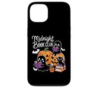 Midnight Book Club Ghosts Pumpkins Bats Cat Coque pour iPhone 13