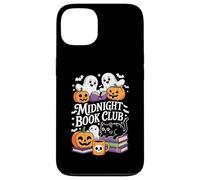 Midnight Book Club Ghosts Pumpkins Bats Cat Coque pour iPhone 13