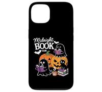 Midnight Book Club Ghosts Pumpkins Bats Cat Coque pour iPhone 13