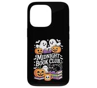 Midnight Book Club Ghosts Pumpkins Bats Cat Coque pour iPhone 13 Pro