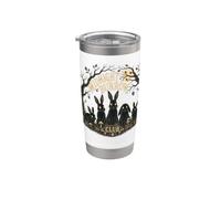 MIDNIGHT BURROW CLUB Lapins Lune Forêt Gobelet isotherme en acier inoxydable double paroi