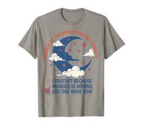 Midnight Crochet Society Je crochète Parce Que Le Meurtre est Une Erreur T-Shirt