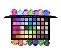 Midnight Galaxy 45 Colors Matte & Glitter Eyeshadow Palette, Colorful and Bright Color Eyes Shadow Pallet, Smooth Blendable Pressed Shimmers for Daily and Stage Eye Make-up