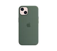 (Midnight Green,Multicolor)W6D For iPhone 13 Compatible with MagSafe Liquid Silicone Phone n7Z Back Cover [Induction Popover] -