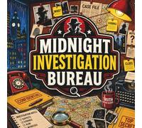 Midnight Investigation Bureau: An Atmospheric Coloring Book with Analog Casefile Rooms, Vintage Detective Desks, and Shadowed Private Offices