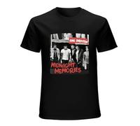 Midnight Memories Mens Unisex T-Shirt Graphic Print Top Black Tee M