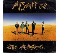 Midnight Oil Beds Are Burning OIL 1 UK 45 7" sgl +Pic Slv +Gunbarrel Highway