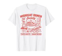 Midnight Ramen Society Tokyo Japan, Nouilles de Fin de soirée rétro T-Shirt