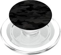 Midnight Stealth Urban Camo Noir Anthracite PopSockets PopGrip pour MagSafe